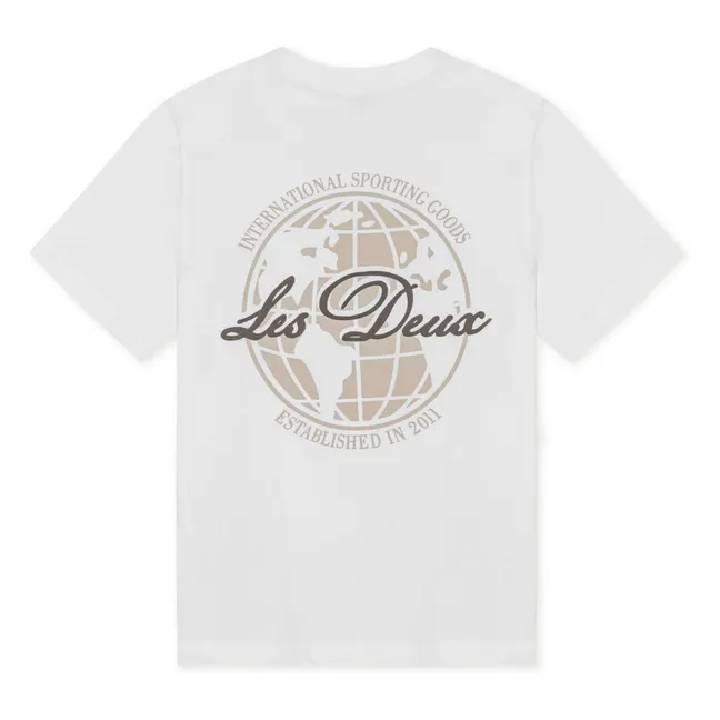 Globe Les Deux T-shirt Organic cotton | White