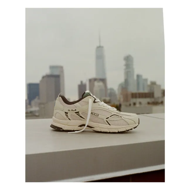 Zapatillas Re-Run Cuir | Blanco Roto