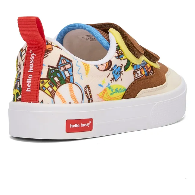 Sneakers San Francisco Scratch | Marrone