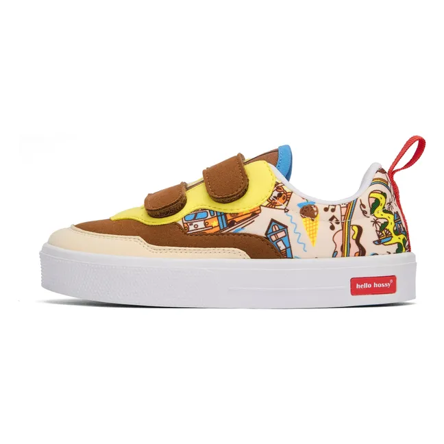 Sneakers San Francisco Scratch | Marrone