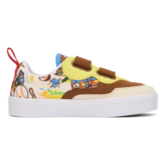 Sneakers San Francisco Scratch | Marrone
