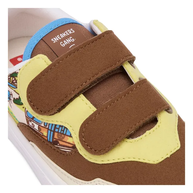 Sneakers San Francisco Scratch | Marrone