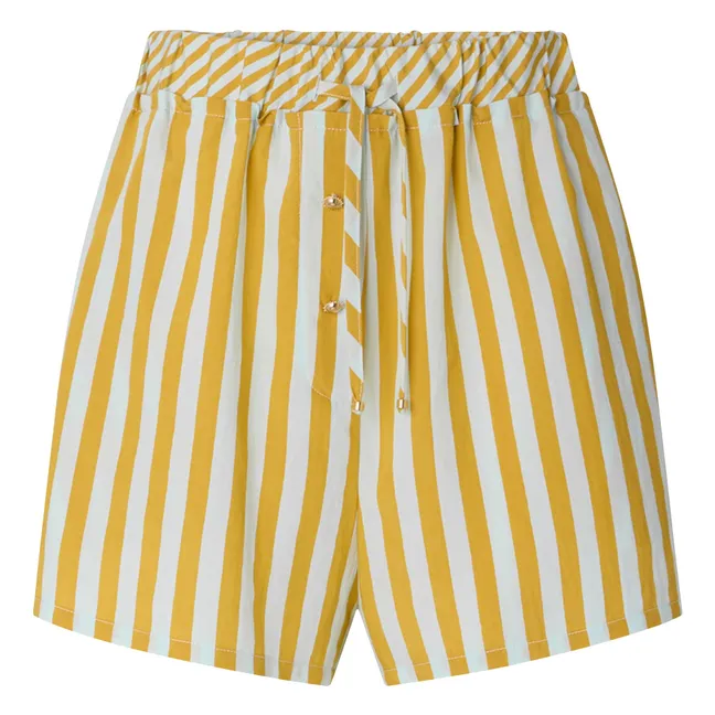 Short Rayures Agde | Jaune