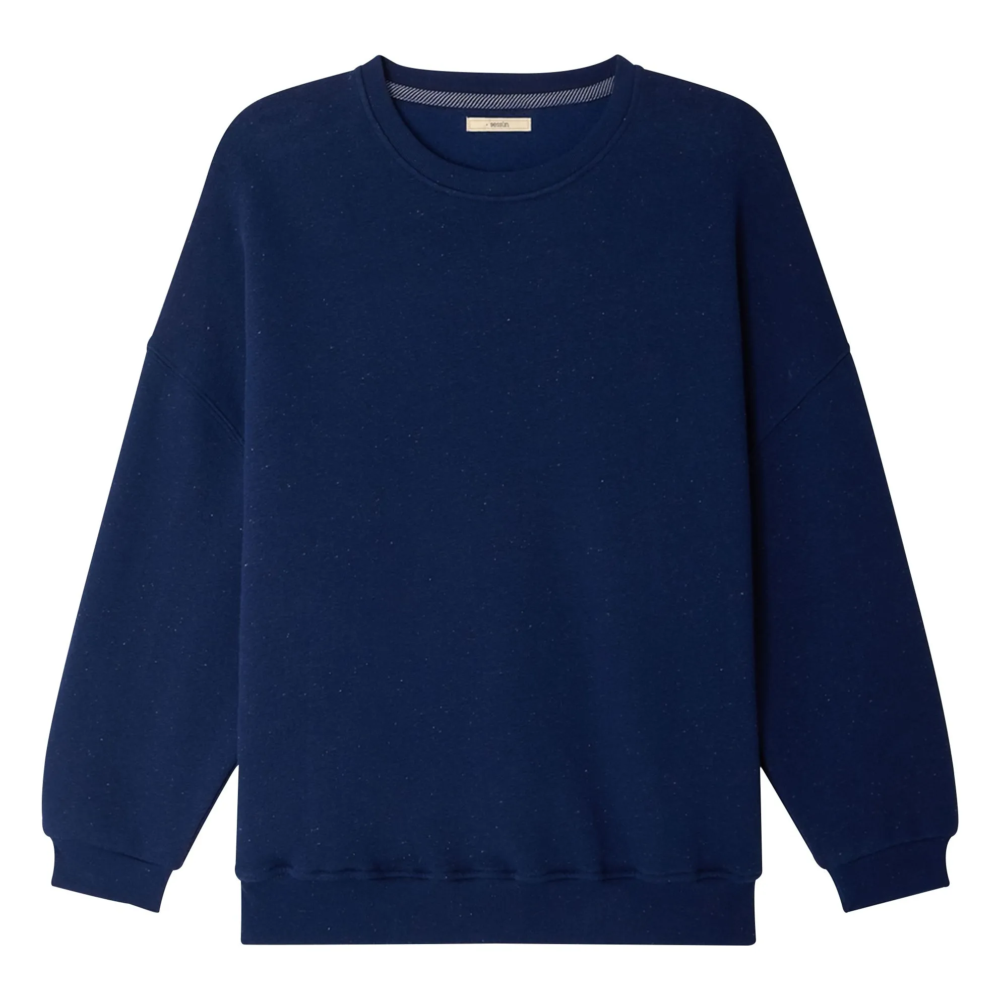 Sweat Coton Chebbi | Bleu marine- Image produit n°0
