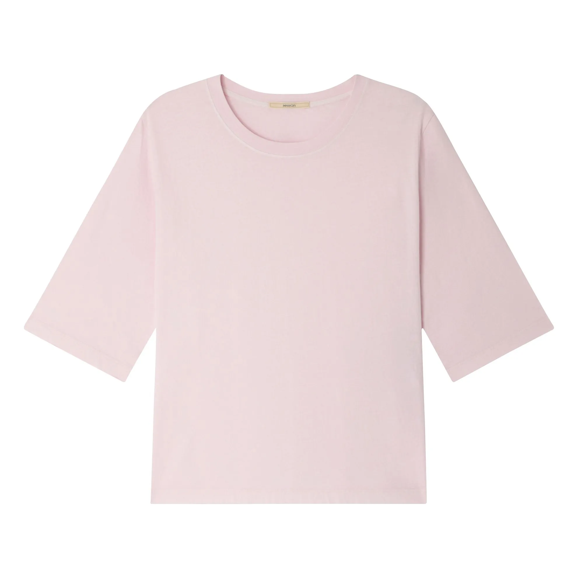 Sessùn Pale Pink Sergio Cotton T-Shirt