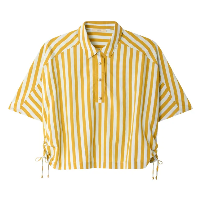 Lido Stripes Shirt | Yellow