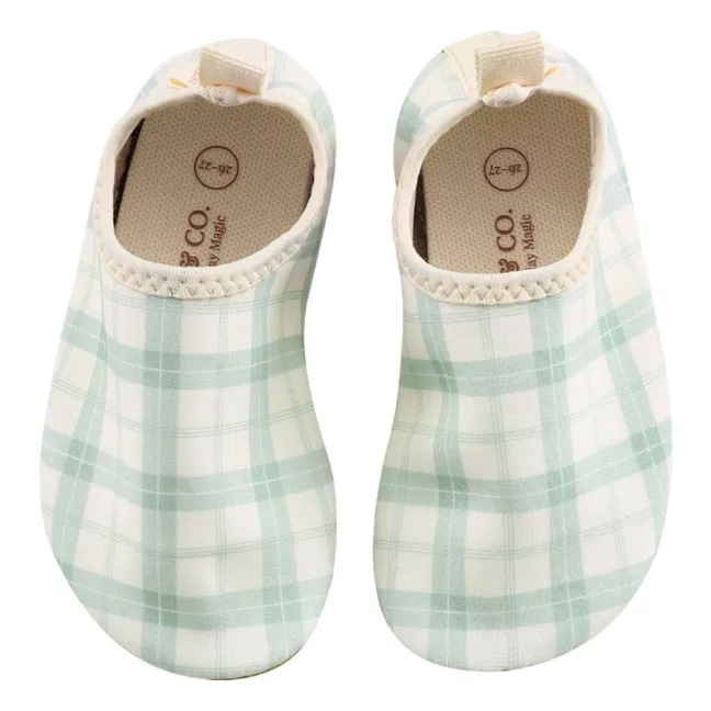 Scarpe da acqua con piastrelle | Verde chiaro