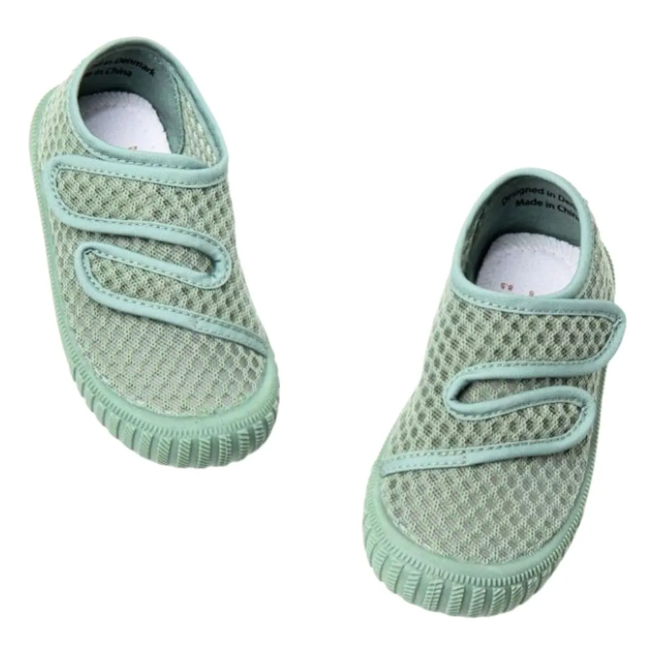 Grech & Co Pale Green Scratch Play Recycled Fiber Sneakers