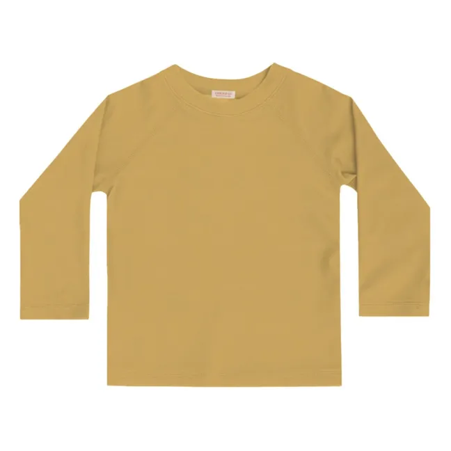 Camiseta de baño anti-UV Fibras recicladas | Amarillo