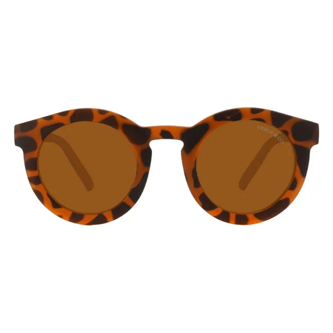 Classic Ecaille Polarized Natural Fiber Sunglasses | Brown