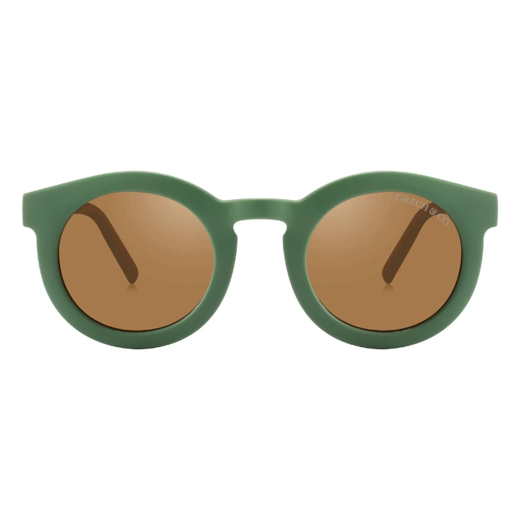 Gafas de sol clásicas polarizadas de fibra natural | Verde Kaki- Imagen del producto n°0