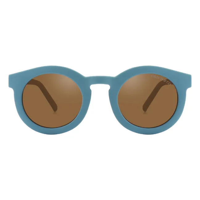Lunettes de Soleil Classic Polarisées Fibres Naturelles | Bleu