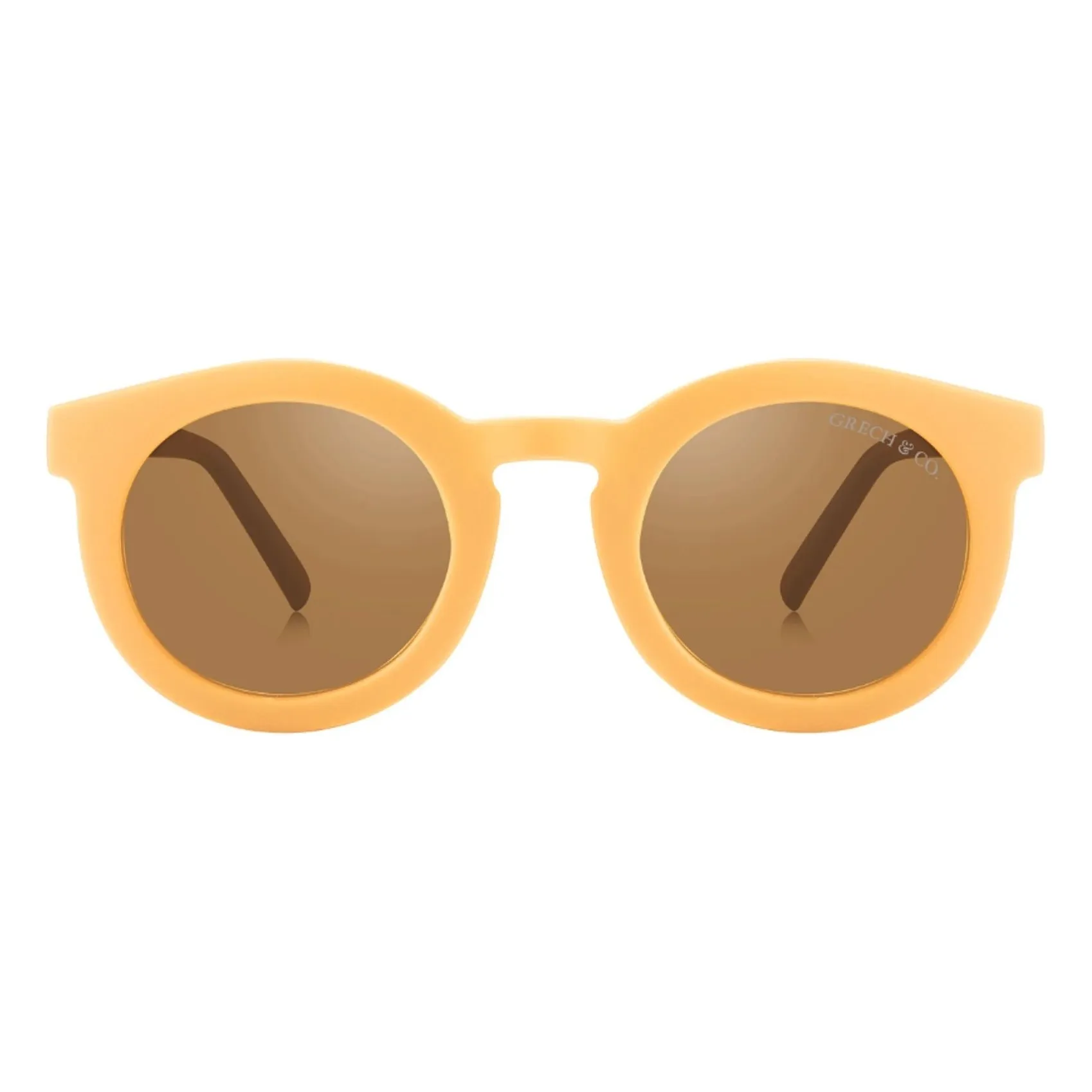 Gafas de sol clásicas polarizadas de fibra natural | Amarillo- Imagen del producto n°0