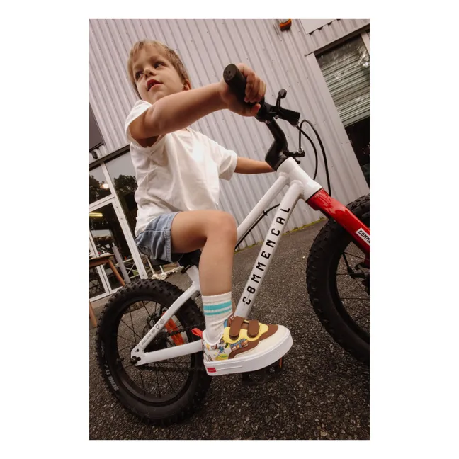 Sneakers San Francisco Scratch | Marrone