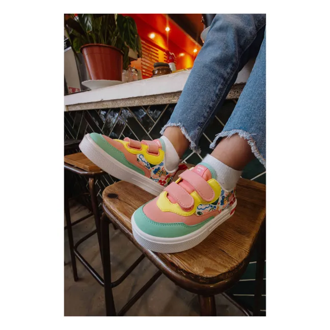 Baskets Scratchs Hapiness | Rose