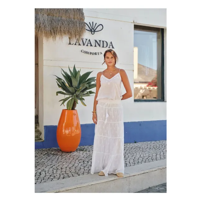 Lyla Cotton camisole | White