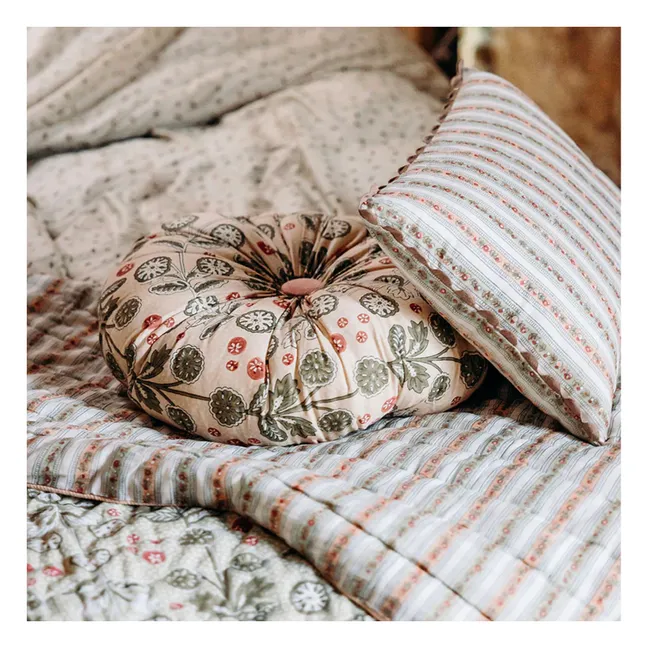 Cosmique Lappi quilted bedspread | Pale green