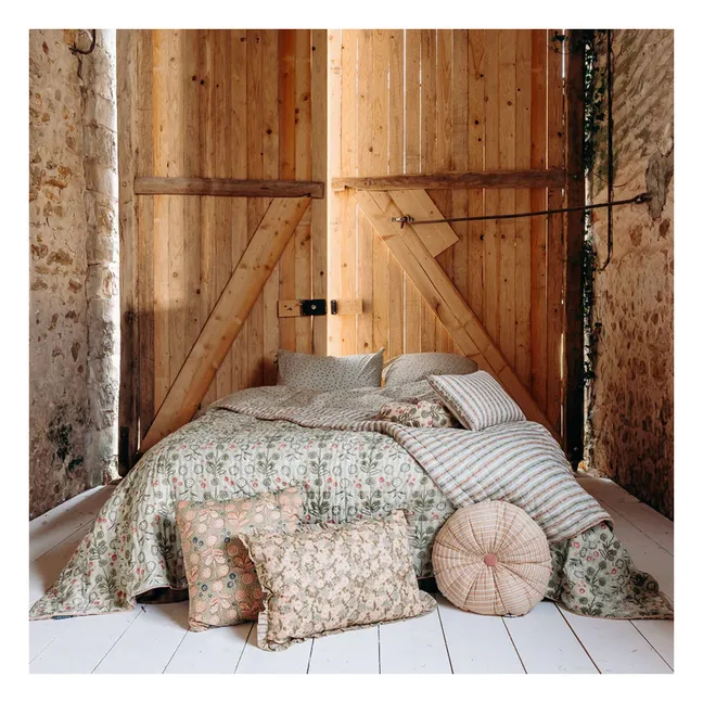 Totoro Goa round cushion | Pale Pink