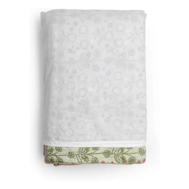 Couvre-lit quilté Cosmique Lappi | Vert pâle