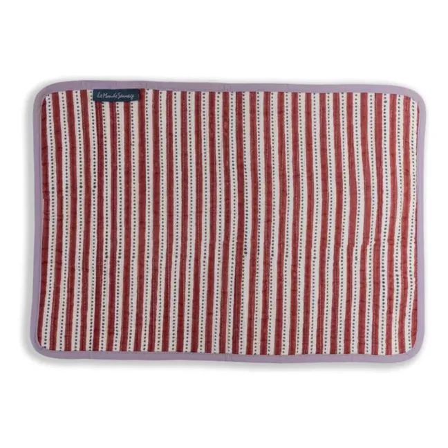 Kyushu reversible placemat - Set of 4 | Red