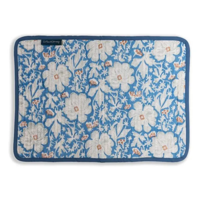 Juego de 4 manteles individuales reversibles San Petersburgo | Azul