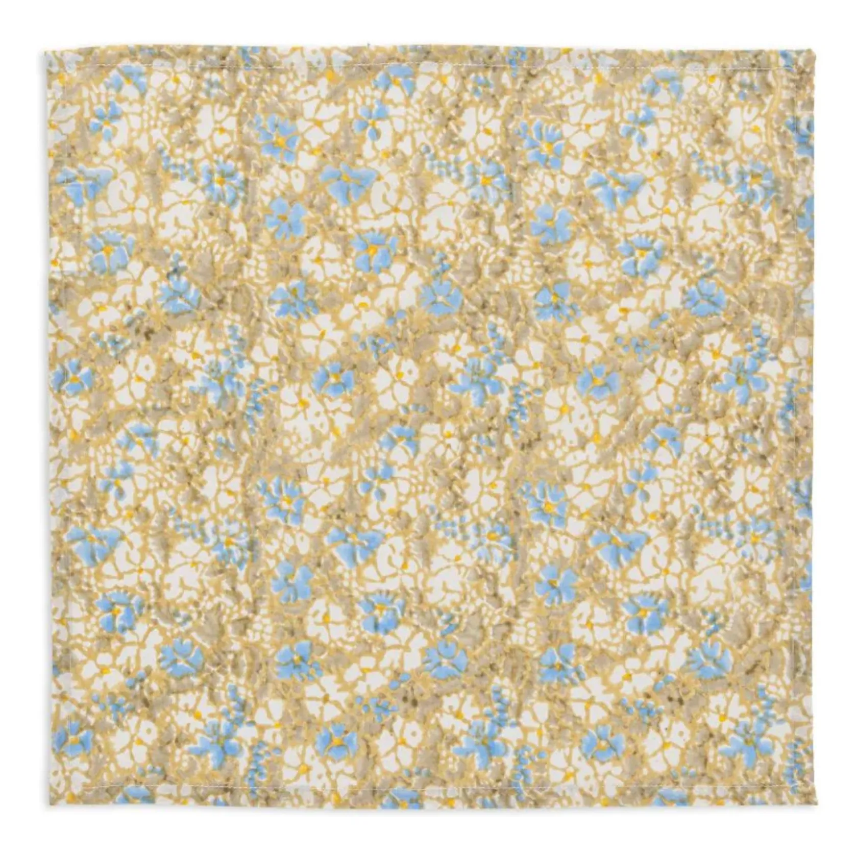 Le Monde Sauvage Yellow Madras Napkin - Set Of 8