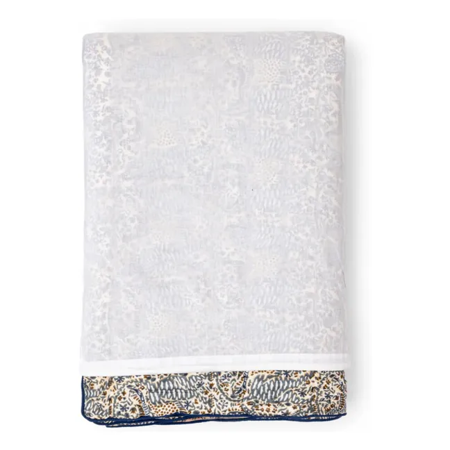 Cosmique London quilted bedspread | Blue