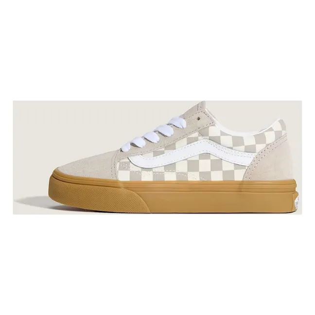 Baskets Lacets Old Skool Gum Check | Grège