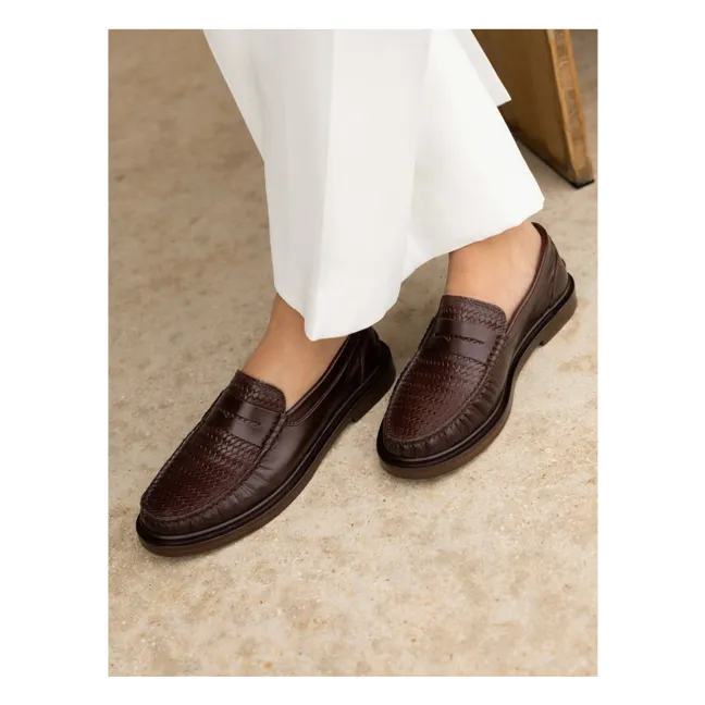Mocassins Jessie Cuir | Café