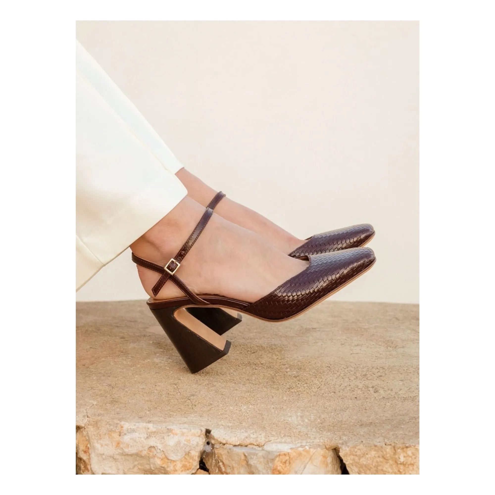 Babies Marfa Cuir | Café- Image produit n°1