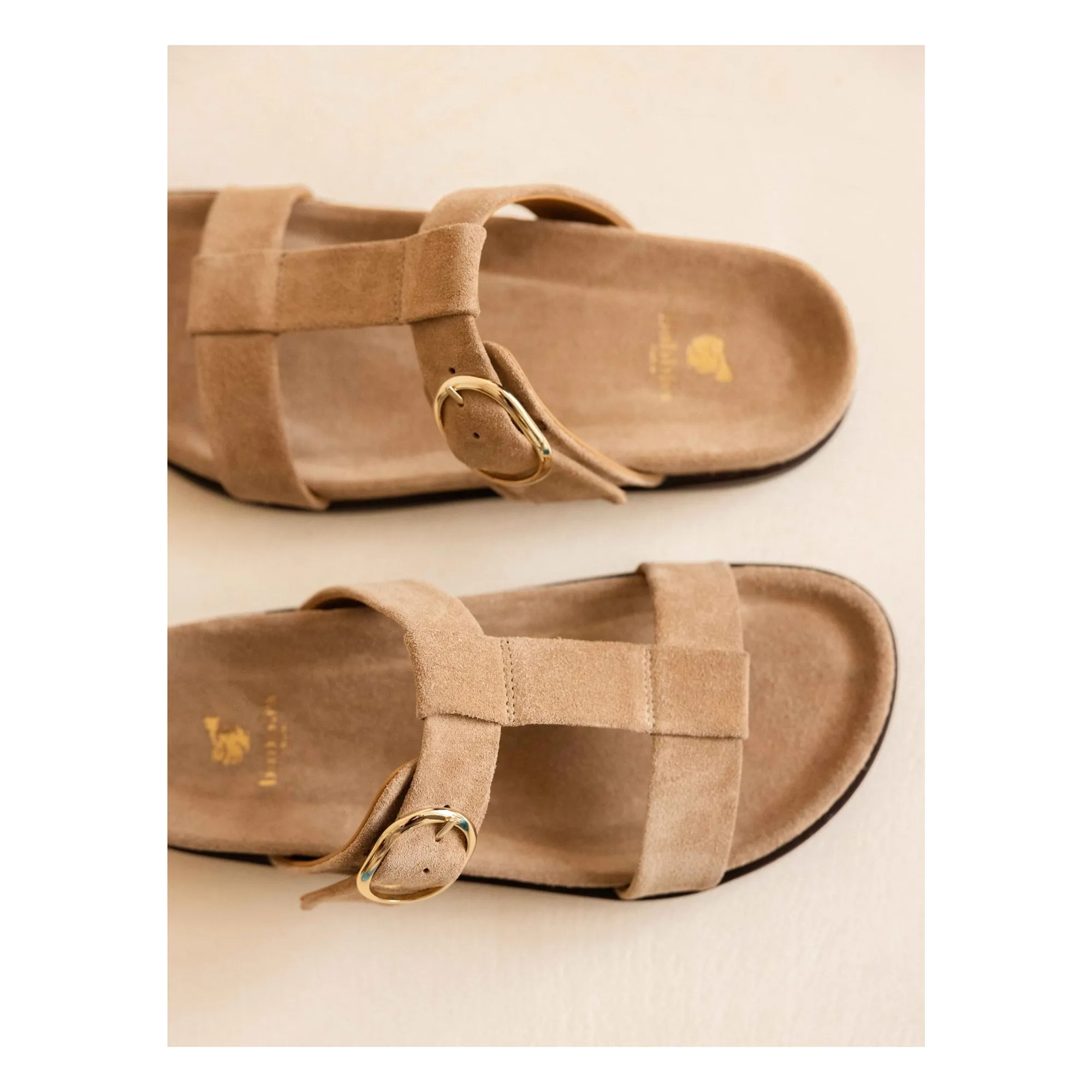 Sandales Fajar Suède | Beige- Image produit n°4