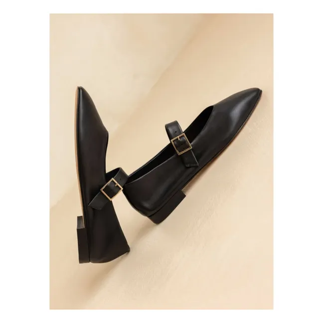 Ballerinas Ouna Leather | Black