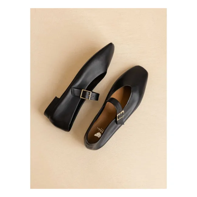 Ballerinas Ouna Leather | Black