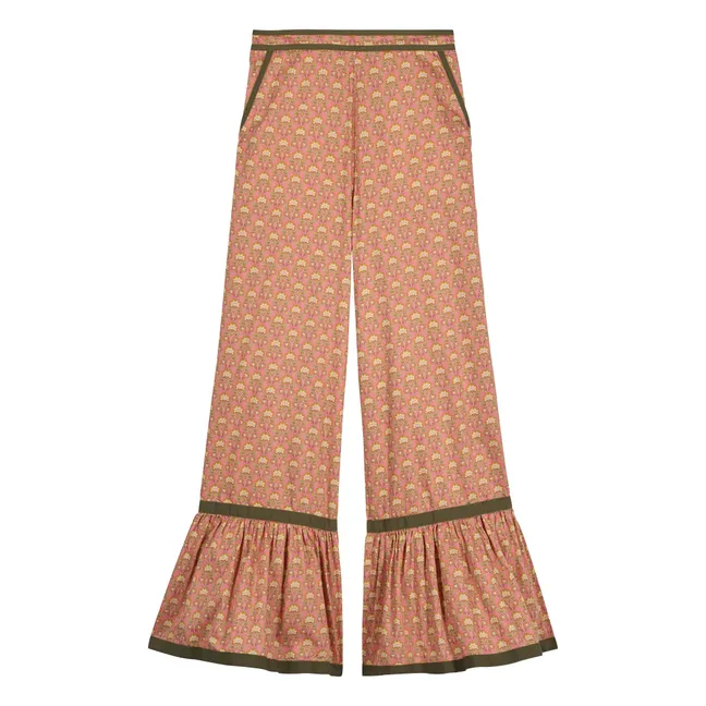 Paolo Cotton Trousers | Peach