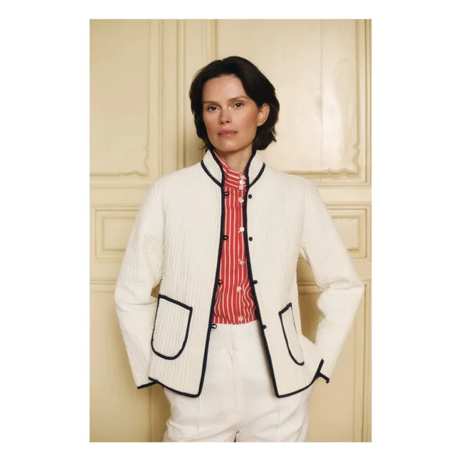 Chaqueta de algodón Fittonia | Azul Marino