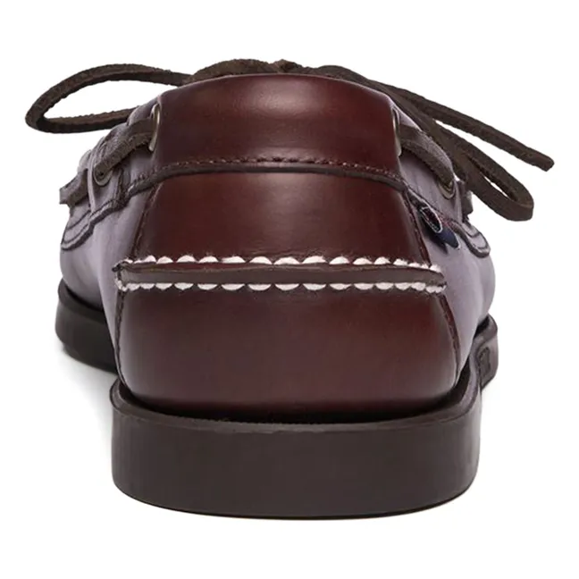 Docksides Portland Waxed Mokassins | Dunkelbraun