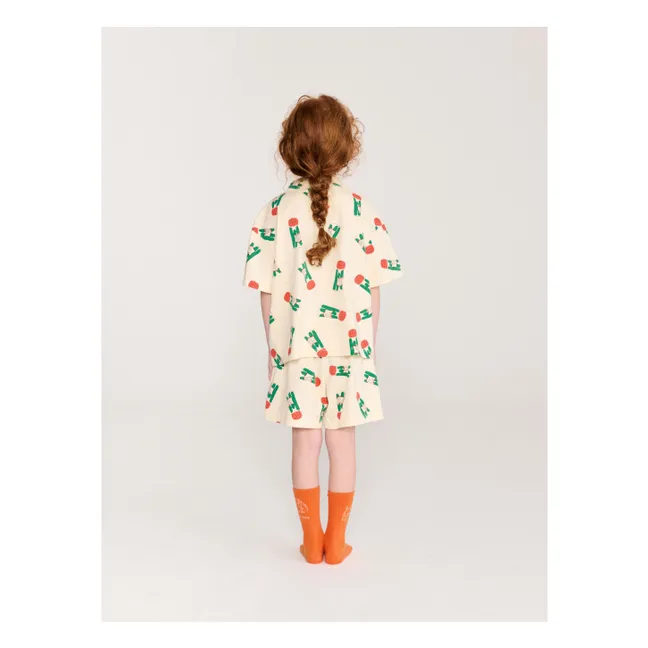 Set aus Hemd und Shorts Pickles Bio-Baumwolle | Seidenfarben