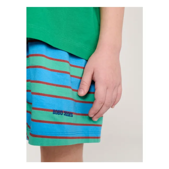 Set T-Shirt und Shorts Sel et Poivre Bio-Baumwolle | Grün