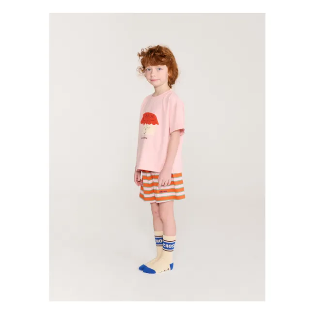 Ensemble T-shirt et Short Jam 26 Coton Bio | Rose