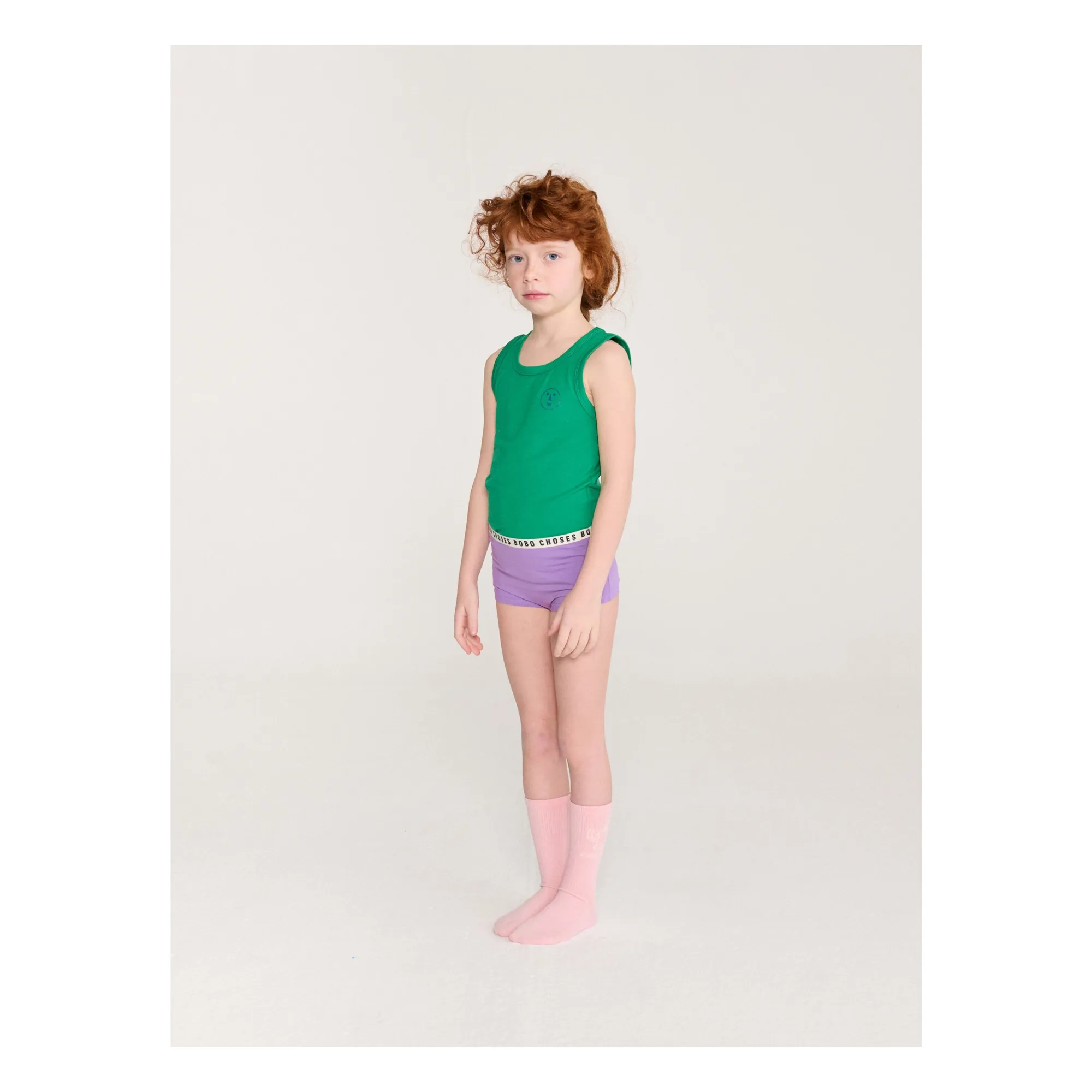 Débardeur Have Fun Face Modal et Coton Bio | Vert- Image produit n°7