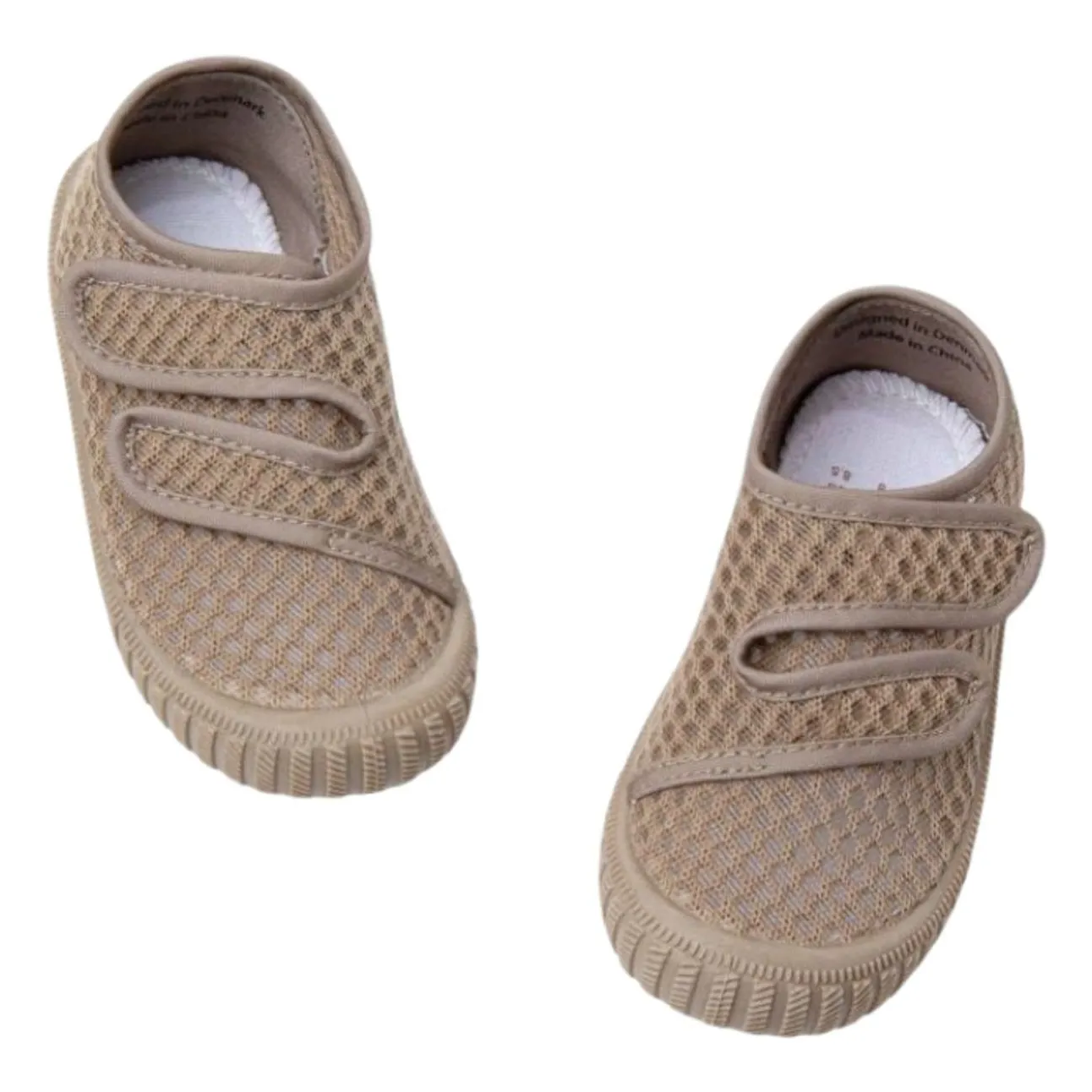 Grech & Co Taupe Brown Scratch Play Recycled Fiber Sneakers