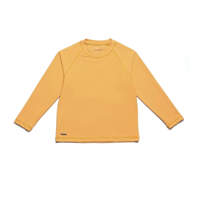 Camiseta de baño anti-UV Fibras recicladas | Amarillo