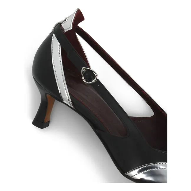 Zapatos de tacón de piel Patti | Negro