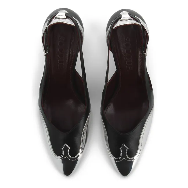 Zapatos de tacón de piel Patti | Negro