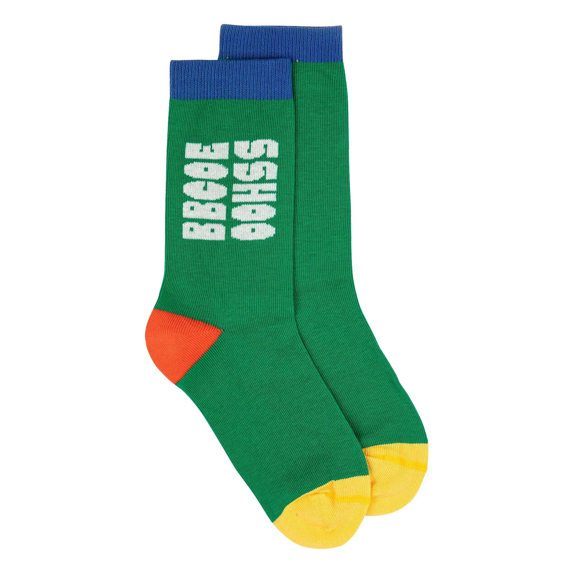 Bobo Choses Green Bobo Organic Cotton High Socks
