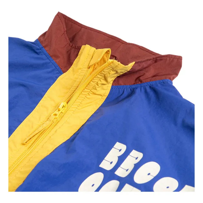 Veste Tracksuit Colorblock Fibres Recyclées | Bleu