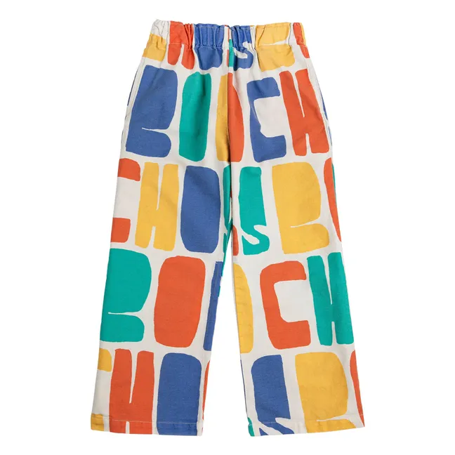 Pantalones de algodón ecológico Bobo Choses | Blanco