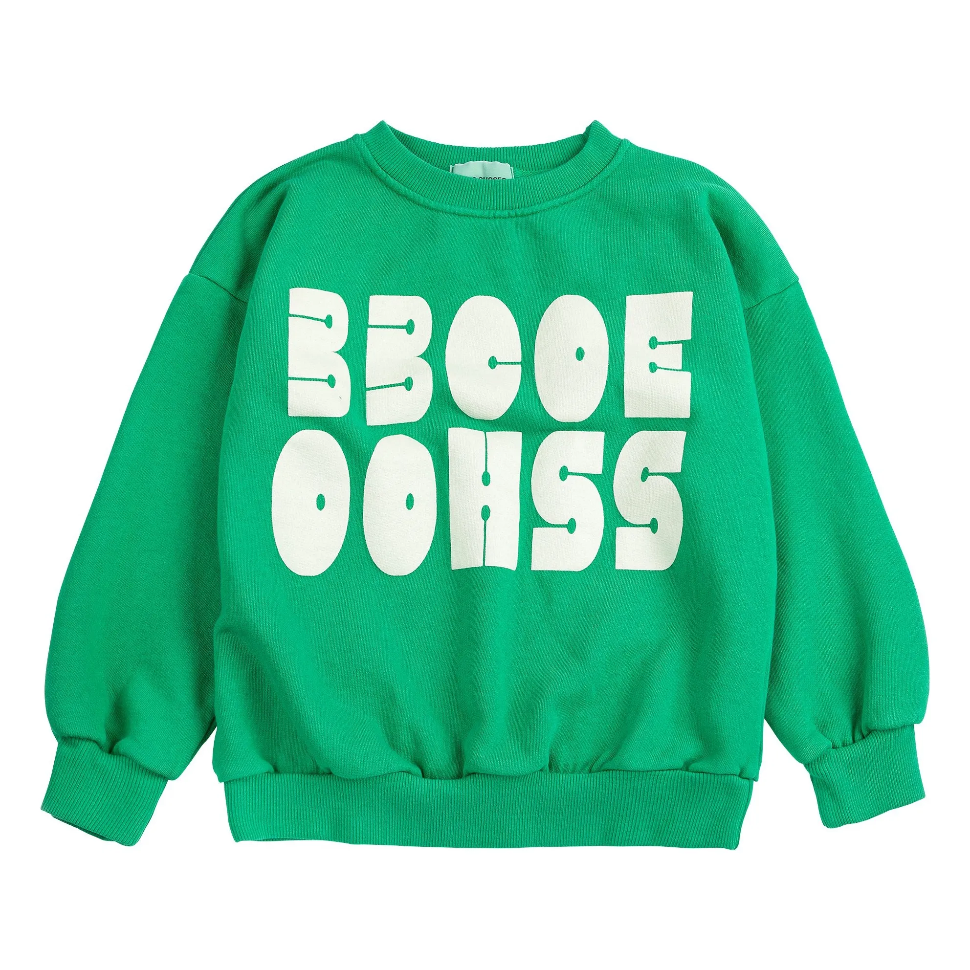 Sweat Bobo Coton Bio | Vert- Image produit n°0