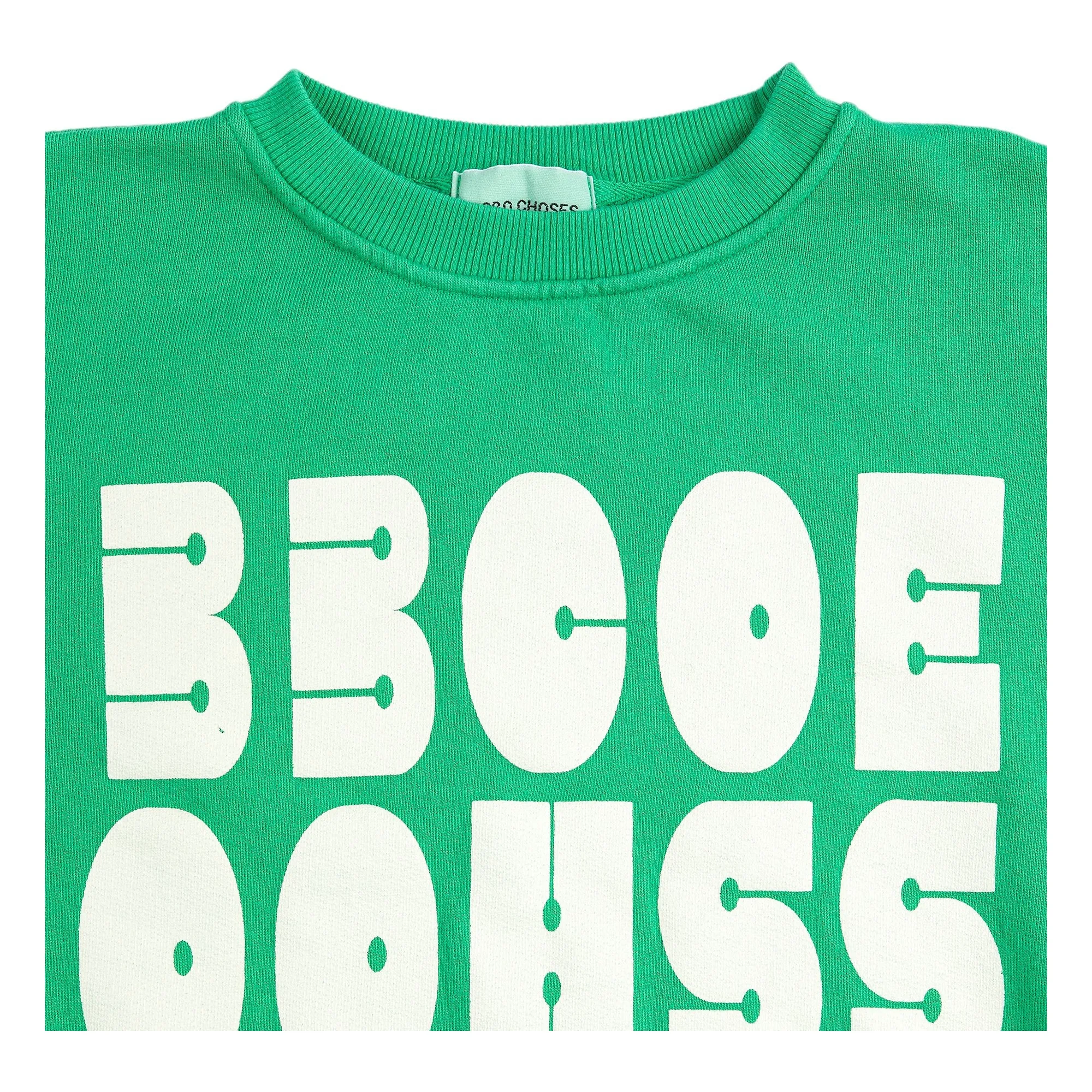 Sweat Bobo Coton Bio | Vert- Image produit n°3