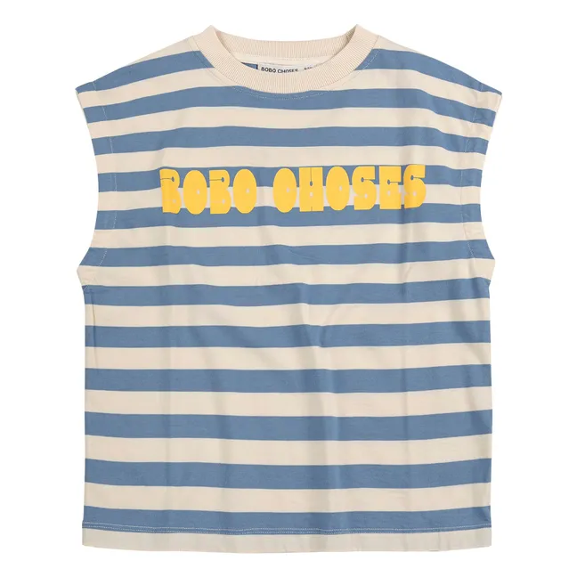 Camiseta de tirantes a rayas Bobo Chose | Azul